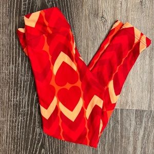 LuLaRoe Kids Leggings - VINTAGE LLR Valentine’s Day Leggings!